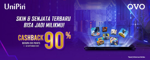 Top Up di UniPin pakai OVO dan Miliki Skin serta Senjata Terbaru!